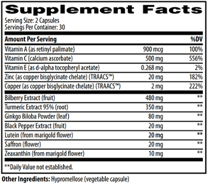 iGenics Supplement Facts